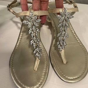 Jeweled Sandals (Never Worn!)